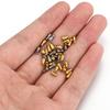 30pcs Stainless Steel Water Drop End Charms Pendants Connector Chain Extension Tail Charm for Jewelry Making DIY Wholesale