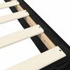 Floor Bed Frame Black Oak 80 x 200 cm Engineered Wood