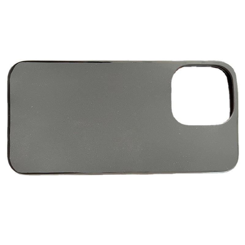Foreign trade black TPU injection molding mobile phone case material, matte color mobile phone protective leather case printing picture processing