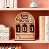Wooden Reading Trackers With Slide Function For Accurate Page Count Educational Wooden Reading Progress Counter Device