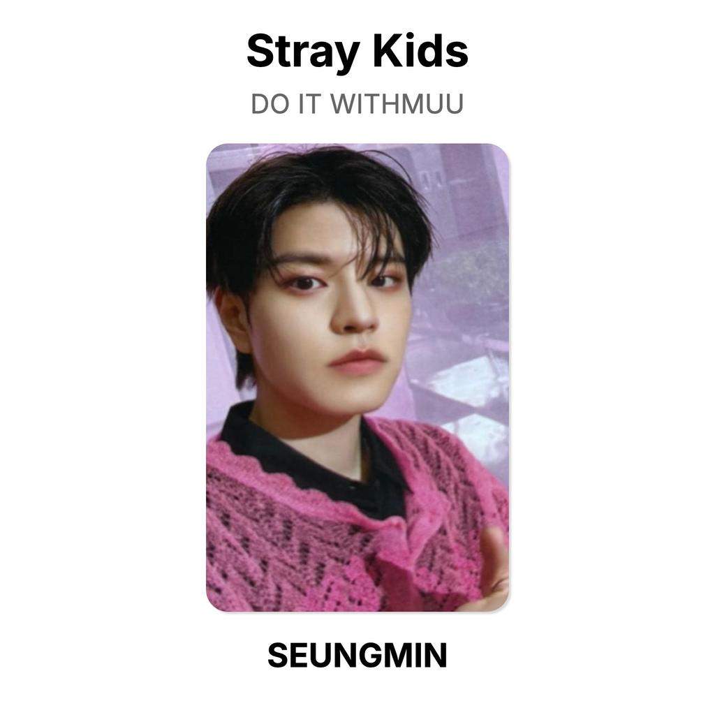 Stray Kids DO IT WITHMUU Official Photocard