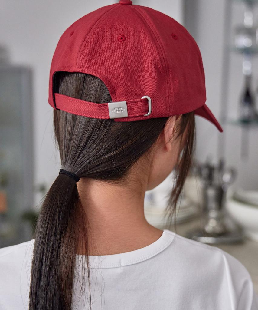 Leondeondada Dada Washed Cap, Red