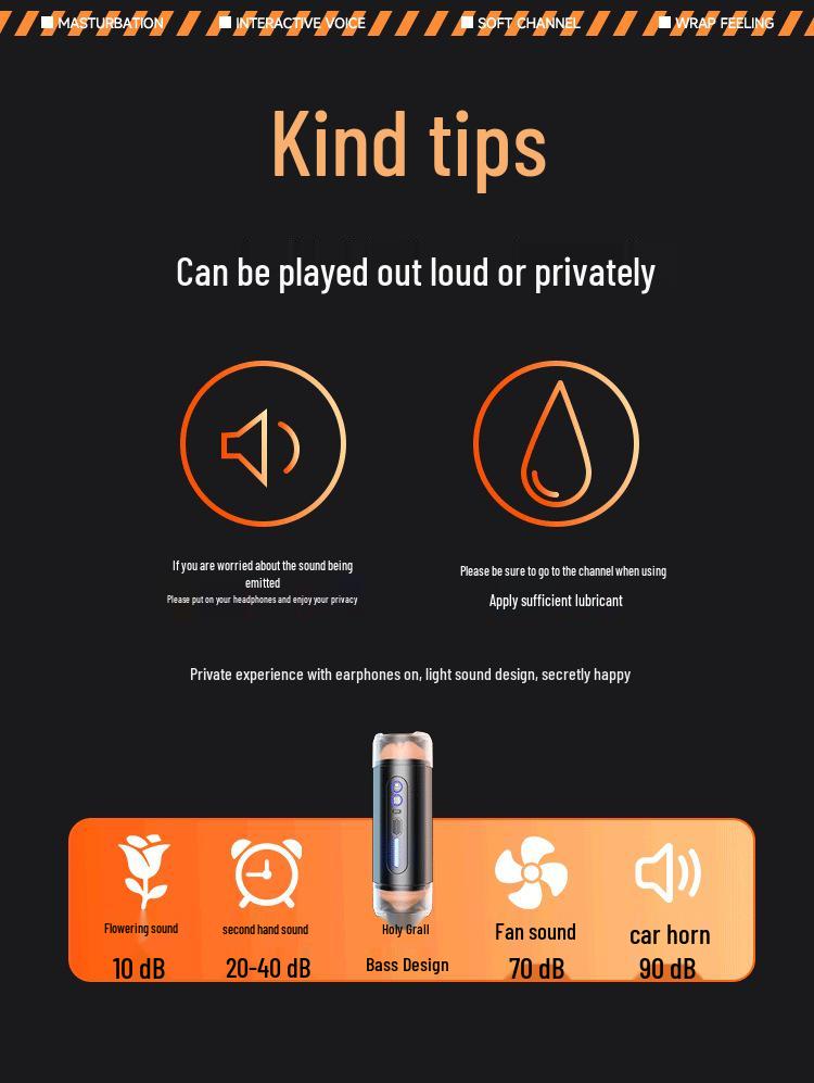 Holy Grail Dual-Headed Automatic Male Pleasure Cup