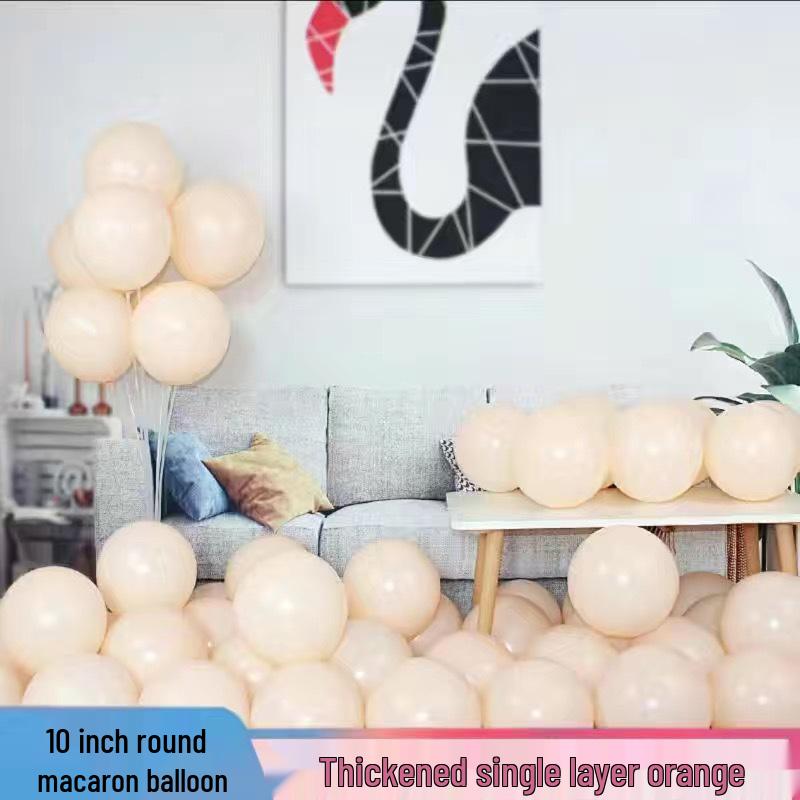 1.5g 10-Inch Thickened Latex Macaron Balloons for Bar, KTV, and Wedding Decorations
