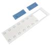 Extensible Wardrobe Storage Dividers Non Perforated Locker Storage Rack Closet Tension Shelf  Home