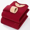 Thick Fleece Lined Thermal Underwear Set Men Women Winter Warm Long Sleeve Top Pants