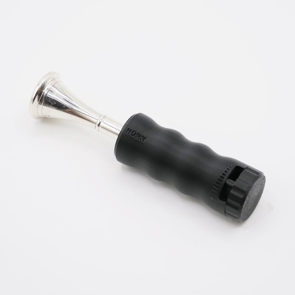 

Horn Mouthpiece Practice Brass Buzz Trainer [2025 New Model] Brass Instrument Buzzing Practice Aid Warm-Up Tool by BRASS DESIGN (Color: Black)