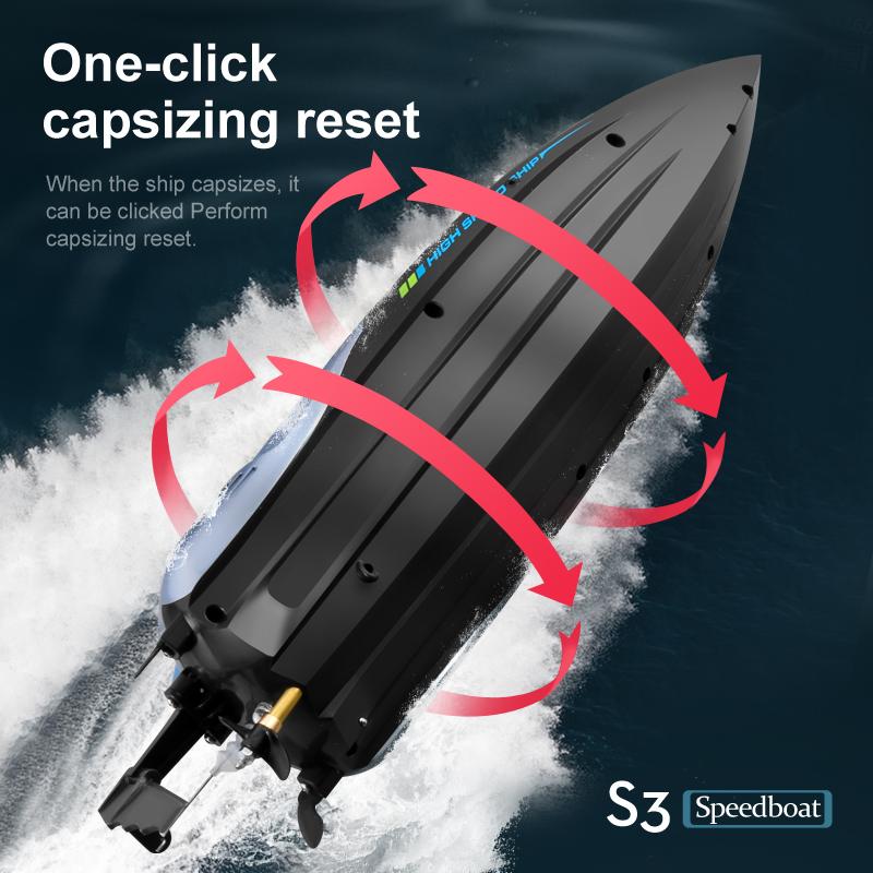 Rc Boat High-speed Speedboat High Horsepower Can Be launched For Swimming Water Toy Boat Children Boat Toy Boat Model
