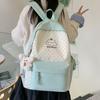 Schoolbag Schoolbag Junior High School Girl Cute Girl Heart Polka Dot Backpack Large Capacity College Student 1011 New Backpack