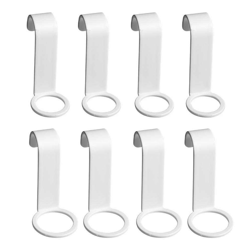 8 PCS No Drilling Required Bathroom Storage Hanger Multipurpose Organizer Hook Bathroom Kitchen