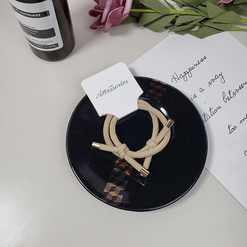 Trendy Korean Forest Hair Elastic Band - Stylish Small Leather Hair Rope for Women