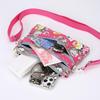 Flerlags skulderveske crossbody-veske lett blomst liten stoffveske dameveske lerret telefonveske mamaveske