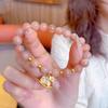 Dripping Oil Natural Sunstone Beaded Bracelet, Fresh and Sweet Bracelet, Fashionable Versatile Bracelet, Niche High-end Jewelry.