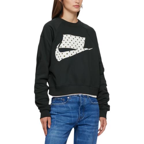 Nike Crew Neck Knit Sports Comfort Sweatshirt for Women Black