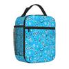 Red Black Paisley Mandala Lunch Box Portable Insulated Lunch Bag Reusable Cooler Tote Bag for Women Men Work Picnic Beach Hiking