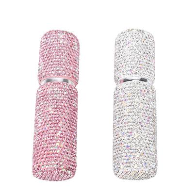 2 buc 10ml Atomizor de Parfum cu Pietre Strălucitoare Sticlă Reîncărcabilă Sticlă Miniatură cu Spray de Parfum pentru Călătorii