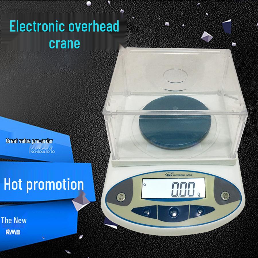 

Precision Laboratory Scale: 0.001g Accuracy, 100g-1kg Capacity 1000g 0.1g Round Pan