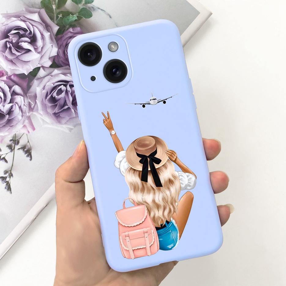 For Apple iPhone 15 Case Stylish Moon Spaceman Cartoon Cover Soft Silicone Phone Case For iPhone 15 Pro Max iPhone15 Plus Bumper