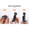 Quick Release Expansion Adapter Multi-Interface Foldable Frame Bracket with Cold Shoe 1/4 Screw Hole for DJI Osmo Pocket 3