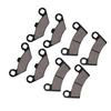 8Pcs Front & Rear Brake Pads Replacement for Polaris RZR 800 2008