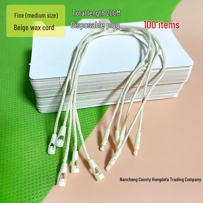 Universal Single Insert Hanging Rope for Clothing Tags and Luggage Accessories