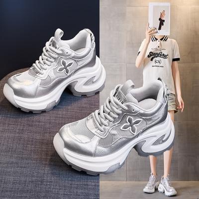 Dad Shoes Women's Spring and Summer New Breathable Mesh Sandals Suction Film Outsole Women's Shoes Versatile Casual Sports Shoes Explosion