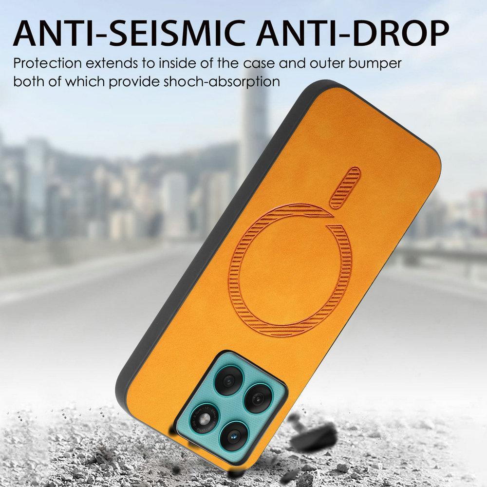 Luxury Business Soft‑Touch Leather Case For Motorola Edge 70 Pro 60 50 Fusion Neo G87 G77 G67 G17 G15 Power For Magsafe Cover
