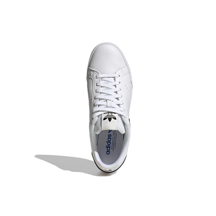 Adidas Originals Court Tourino Synthetic Leather Casual Slip-Resistant Durable Low-Top Sneakers Unisex Sneakers White GX4379