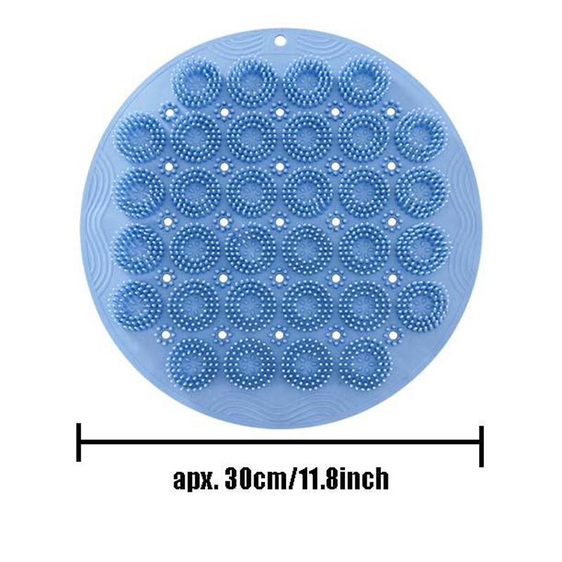 Silikon Badezimmer Rutschfeste Massagematte Peeling Dusche Massageschaber Bad Rückenmassagebürste Fußwäsche Körperreinigung Badewerkzeug