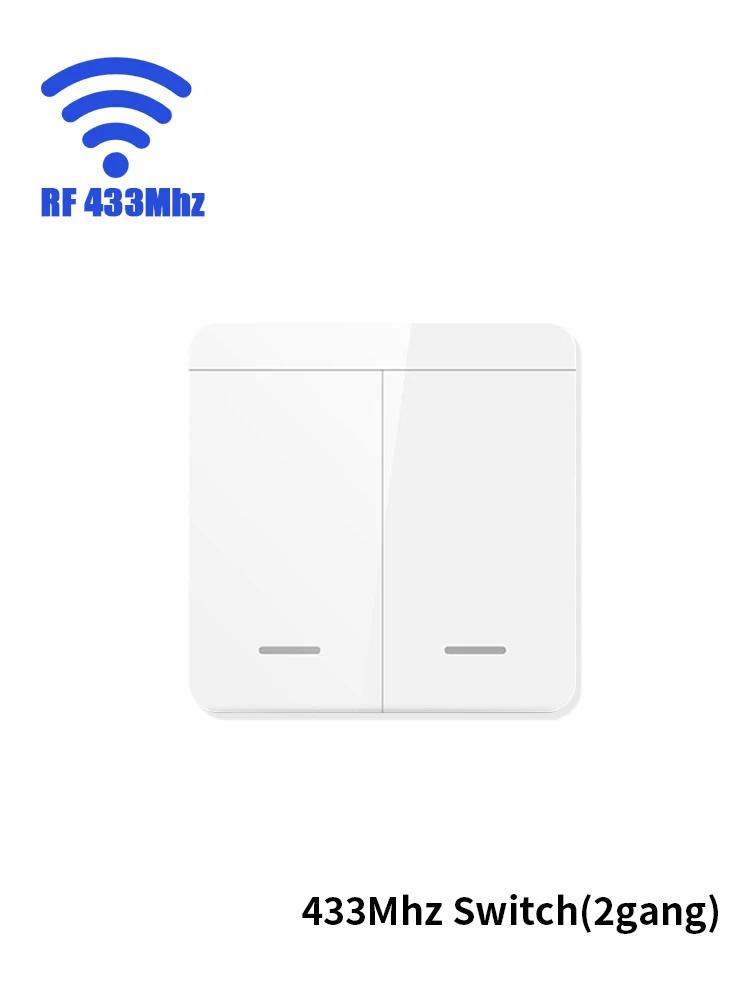 Tuya Smart WiFi Switch DIY Module Receiver RF433MHz Wireless Wall Panel Switch Smart Life APP Alexa Google Home Voice Control