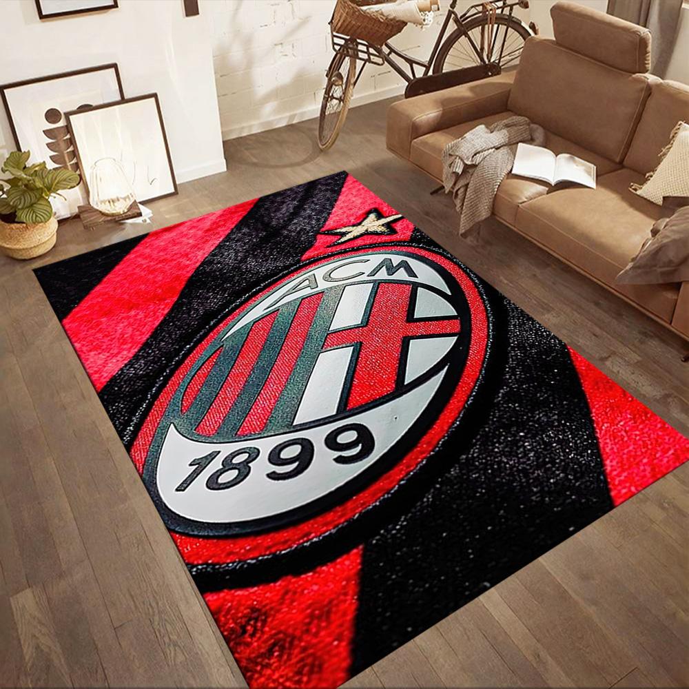 Ac Milan Carpet Design For Dormitory Bedrooms Decorate Room Foyer Antislip Carpet Office Home Decor Perfect Gift For Valentine'S Wedding Birthday