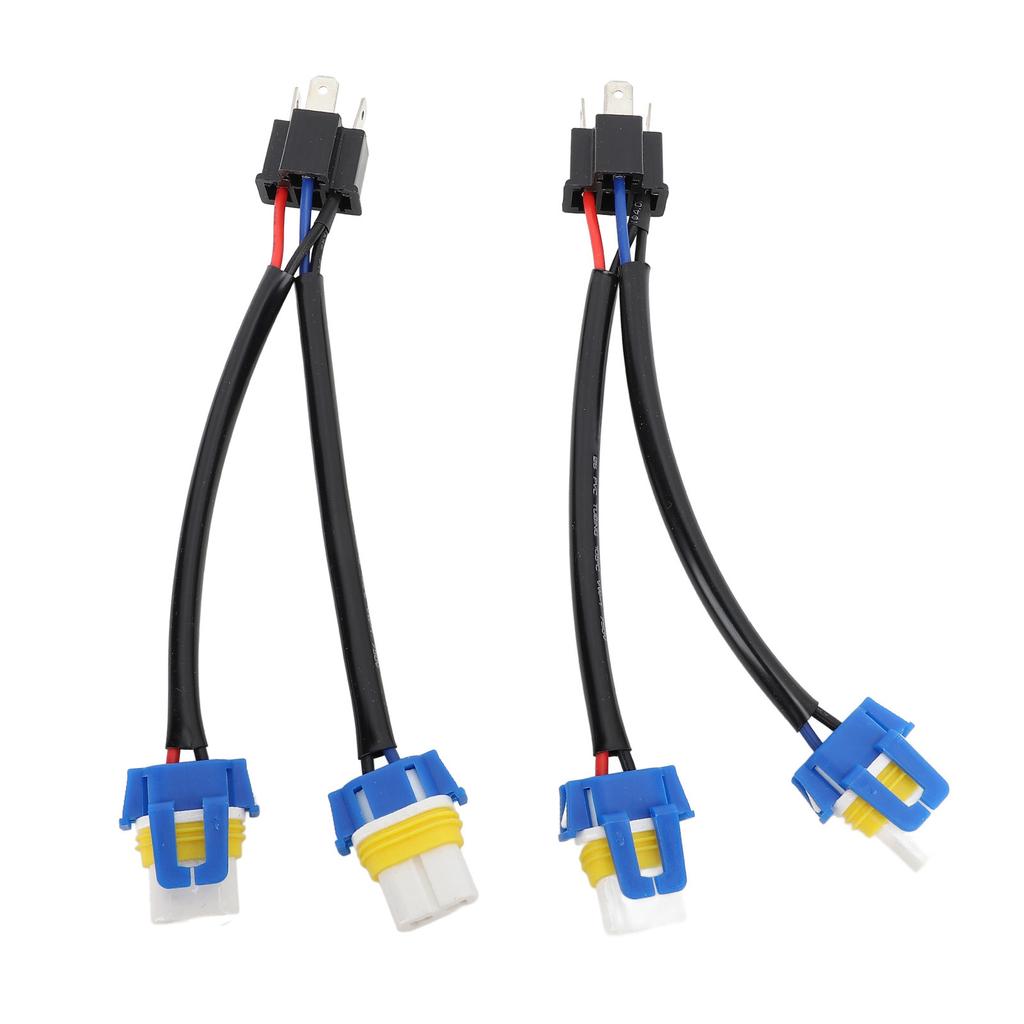 2pcs Headlight Bulb Conversion Wire 9003 H4 TO 9005 9006 Two Harness Headlight Bulb Conversion