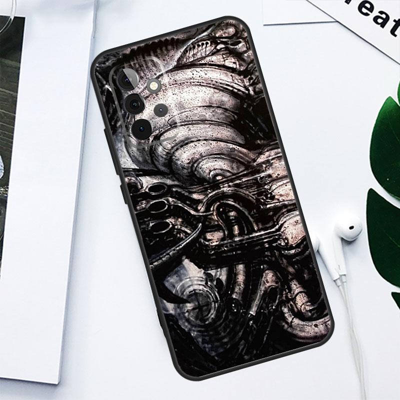 Hr Giger Li II Case For Samsung Galaxy A34 A54 A14 A13 A23 A33 A53 A12 A22 A32 A52 A51 A71 Phone Cover
