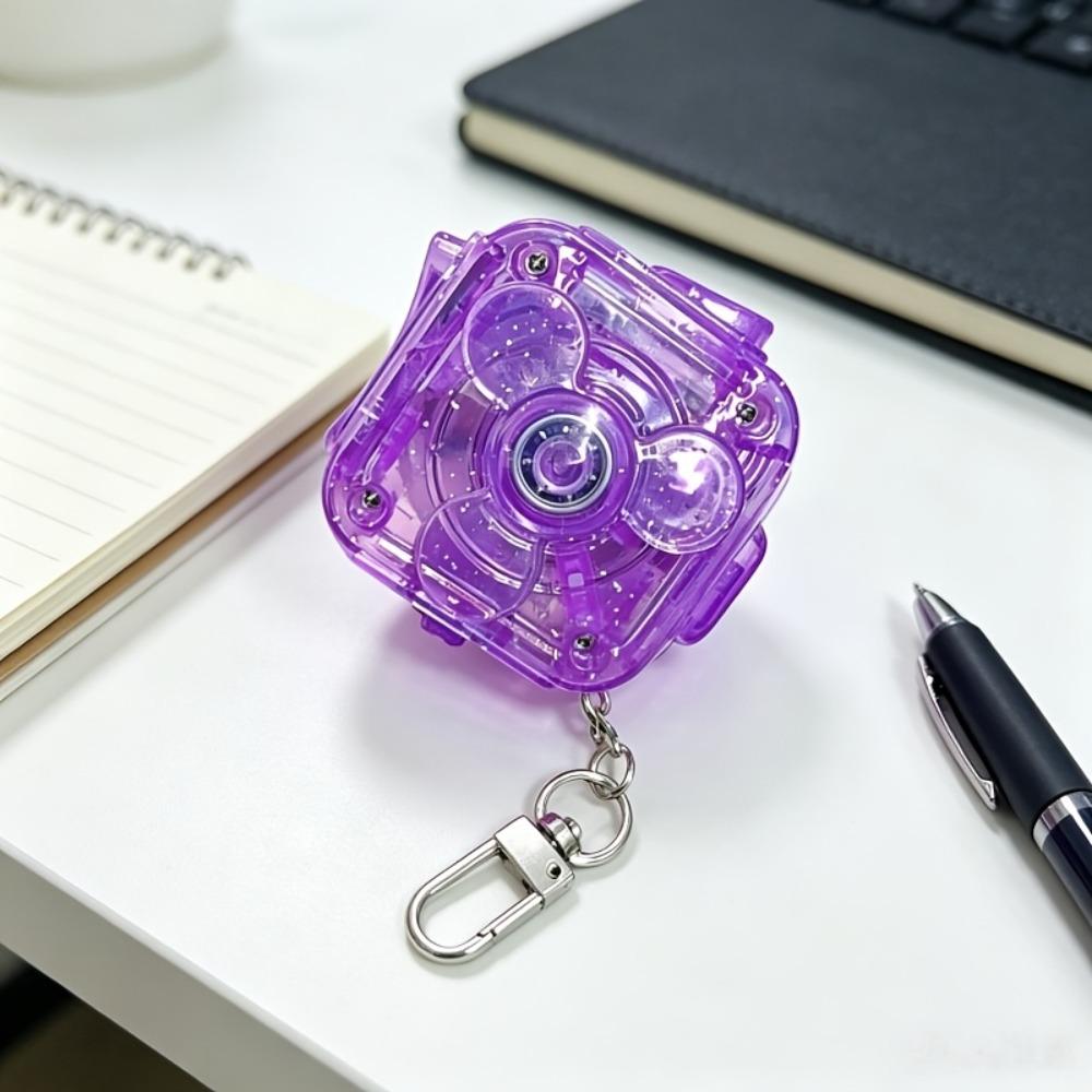 Smooth Rotation Multi-Play Fidget Spinner Keychain Fun Finger Relax Keychain Bag Pendant