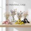 Gift Elegant 3D Printing Vase Modern INS Wave Shape Flower Holder Simple Nordic Style Plant Container Home Decor