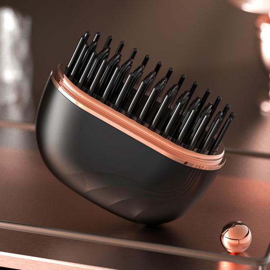 Mini kartáč na žehlení vlasů 3 nastavitelné teplotní režimy Dobíjecí Přenosný Cestovní Lehký Rychlé nahřívání Horký hřeben Elektrický kartáč na úpravu vlasů