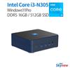 Skynew M9S Mini Intel Core i3 512GB Windows 11 Desktop VESA 4K Portable PC, [16GB DDR5, SSD, Wi-Fi 6, Pro], Compact, Space-Saving Computer,