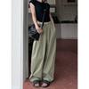 Lightweight casual pants for women, 2026 new model, high-waisted, slimming, wide-leg, loose-fitting long pants