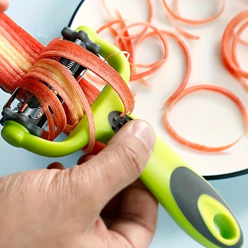 Multifunction Peeler Three in One Slicer 3 in 1 for Melon Potato Vegetable Fruit Peelers Durable for Carrot Cucumber Grater 3