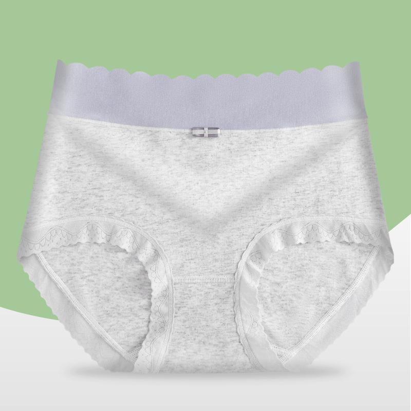 Breathable Mid Waist Cotton Women's Simple and Fashionable Underwear, Seamless and Comfortable Triangular Pants