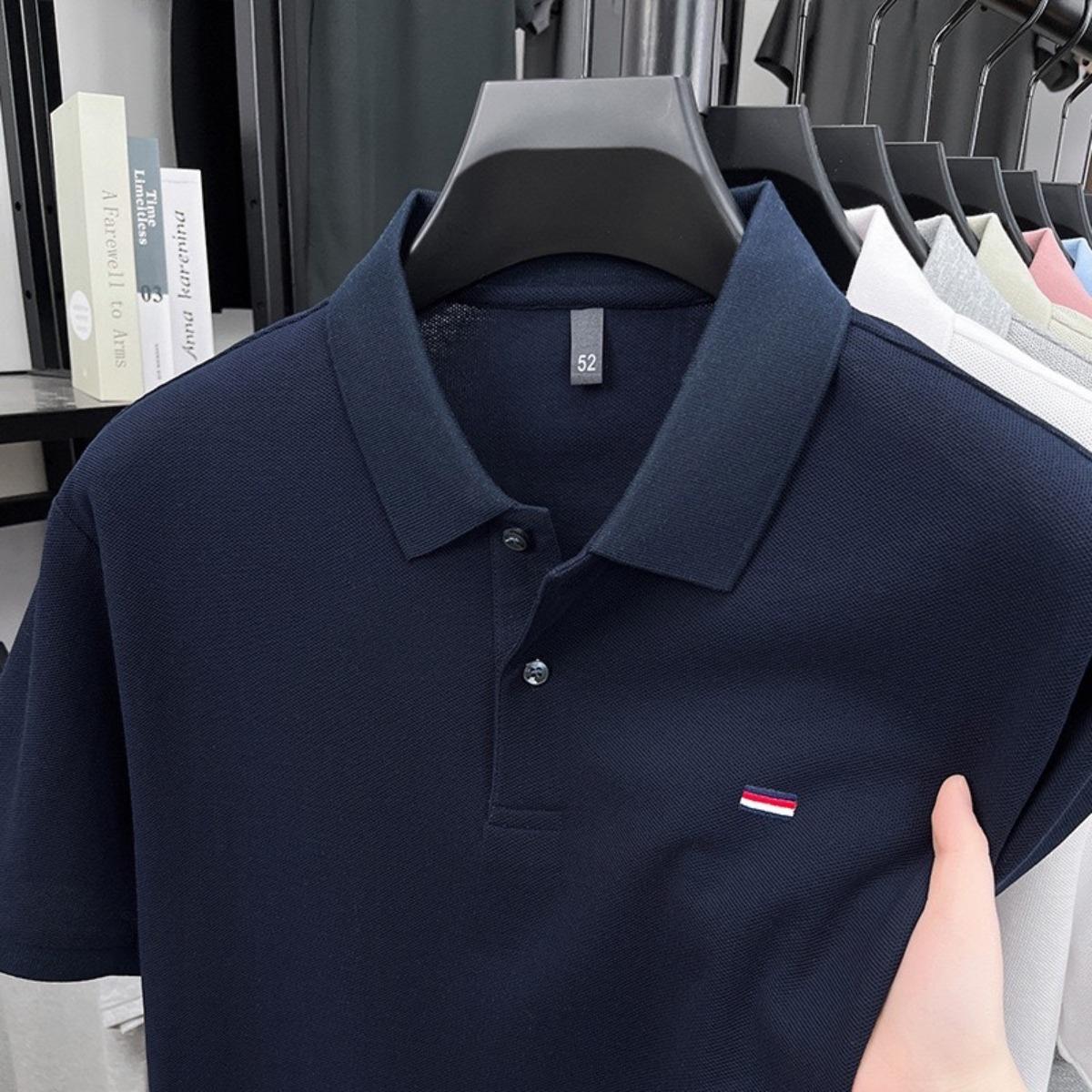 

STORN Summer New Men s Quick Drying Polo Shirt Breathable Wrinkle Resistant Business Casual Sports T-shirt Top M