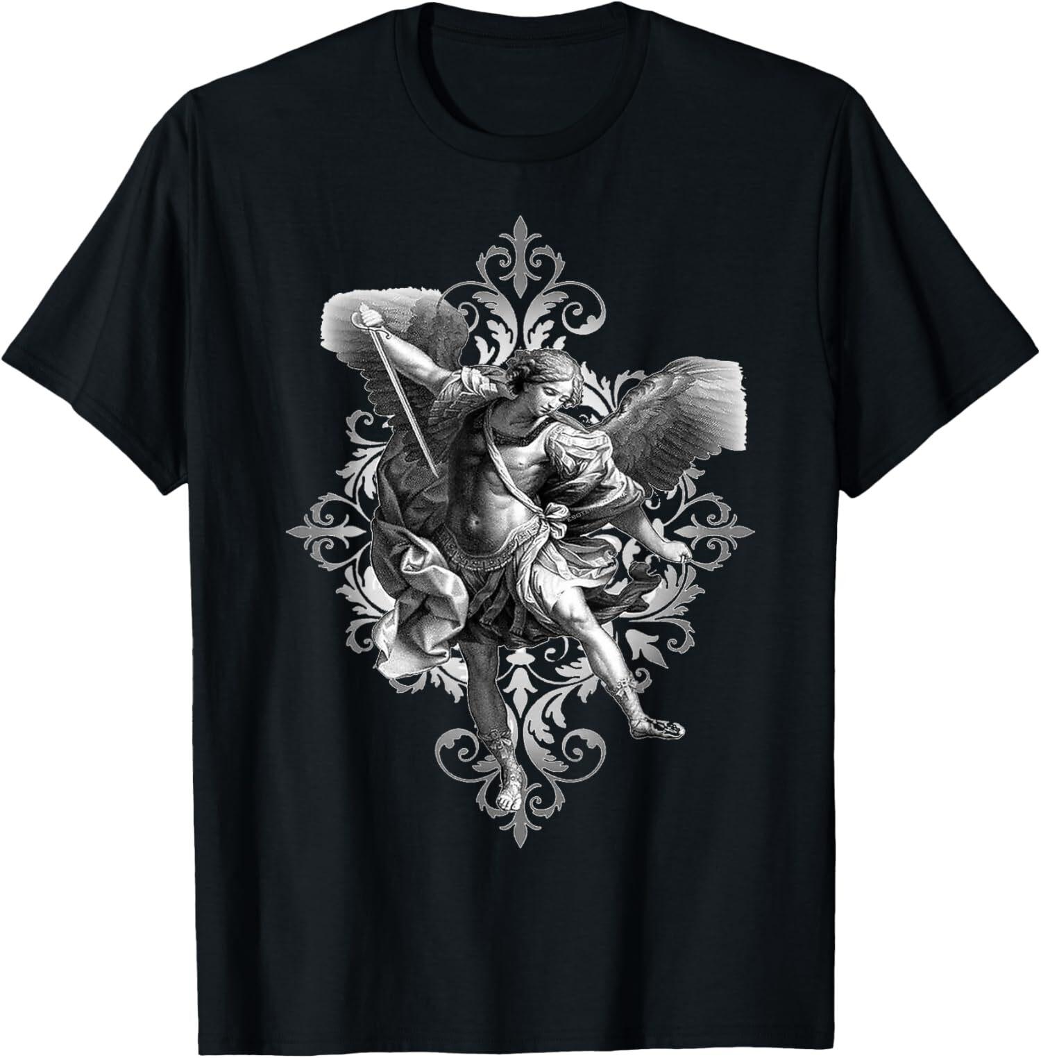 New Limited Archangel Michael Sword Vengeance T-Shirt Mens Womens Tees Top Tops Tee XL