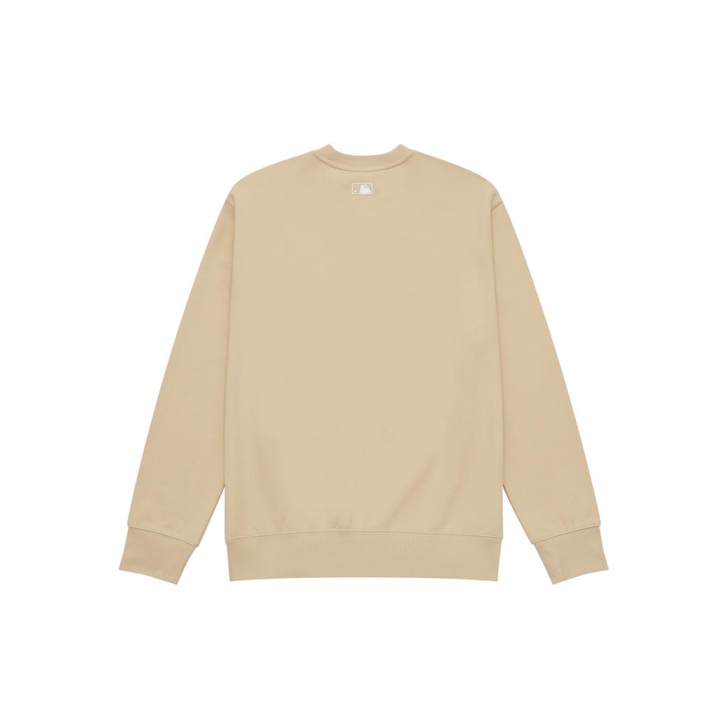 New MLB Boston Red Sox Heart Collection 24FW Early Autumn Pullover Crew Neck Sweatshirt Unisex Beige 3AMTH9144-43BGL