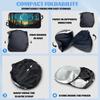 Forest Starry Sky Car Windshield Sun Shade Moon Fantasy Colorful Heatshield Front Window Car Sun Shade Blocks UV Rays Sun Visor Protector for Sedan