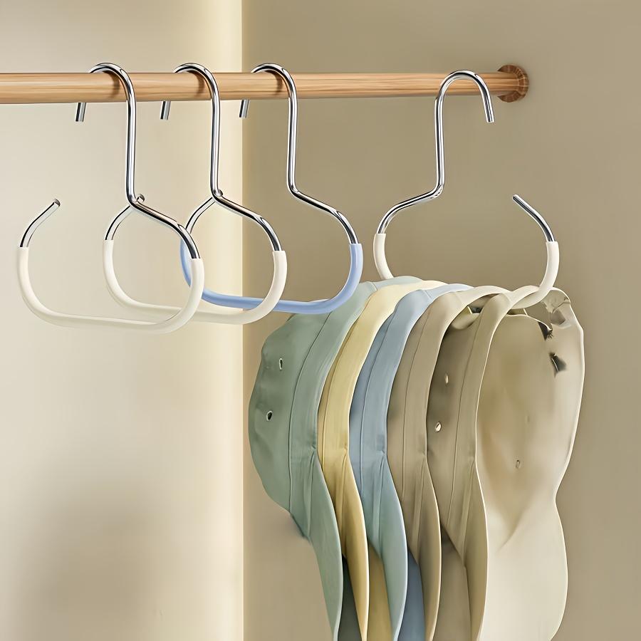 2 Simple Hat Storage Hooks, Made of Metal Material for Organizing Scarves, Belts, Bras, and Bags