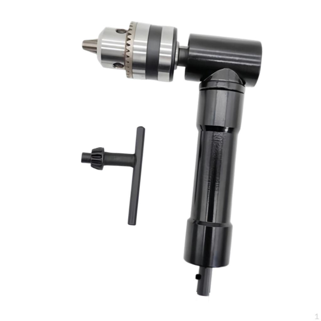 90 Degree Drill Adapter for Cordless Tools with 8mm Hex Shank