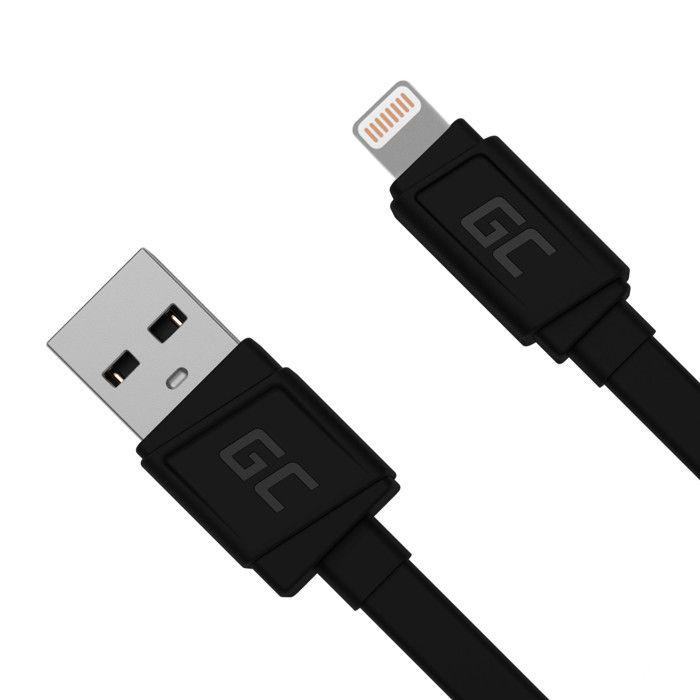 Green Cell GCmatte USB - Câble Lightning 25cm Pour iPhone, iPad, iPod, Charge Rapide