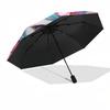 1pc Unicorn RainbowOpen/Close Umbrella-Windproof, Compact Travel Umbrella, Sturdy 8-Rib Shaft, Outdoor Accessory1152
