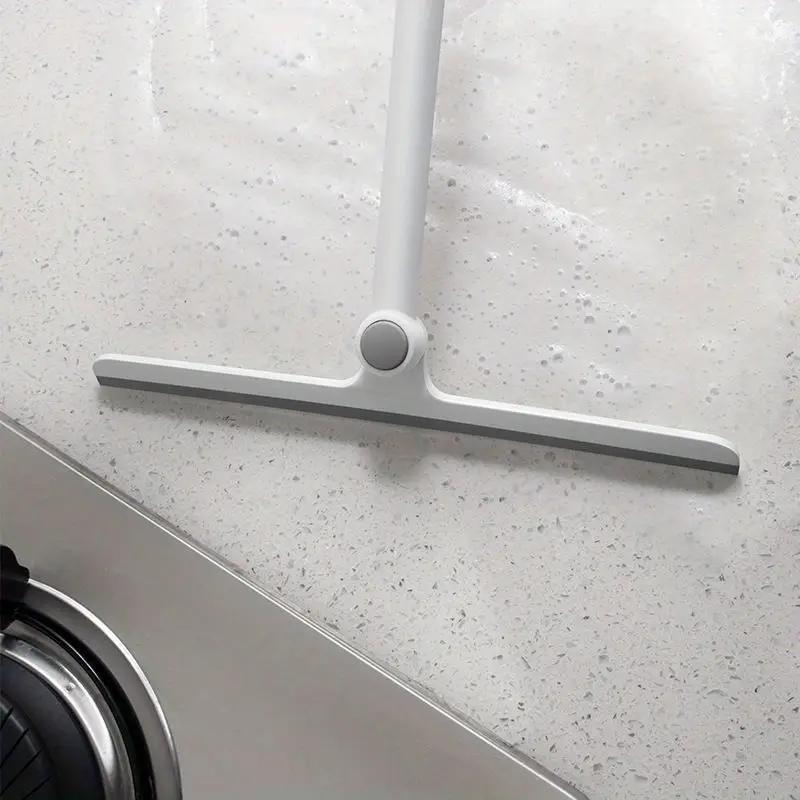 1 PZ Raschietto Doccia in Silicone Pulitore Bagni Tergipavimento Multiuso Pulizia Vetri Pavimento Finestre Strumento di Pulizia Domestico Tergivetro Acqua