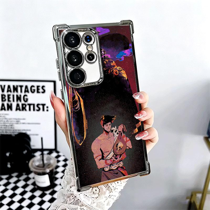 

H-Hades A-Action Soft Phone Case For Samsung Galaxy S26 Ultra S25 Edge S24 FE S23 Plus S22 S21 + S20 Plating Anti-Fall Fundas Samsung S24 Ultra
